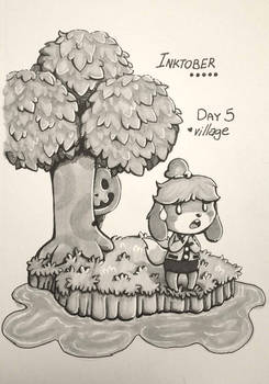 [Inktober 2017] Day 5: Village