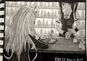 [Inktober 2017] Day 23: Have a drink
