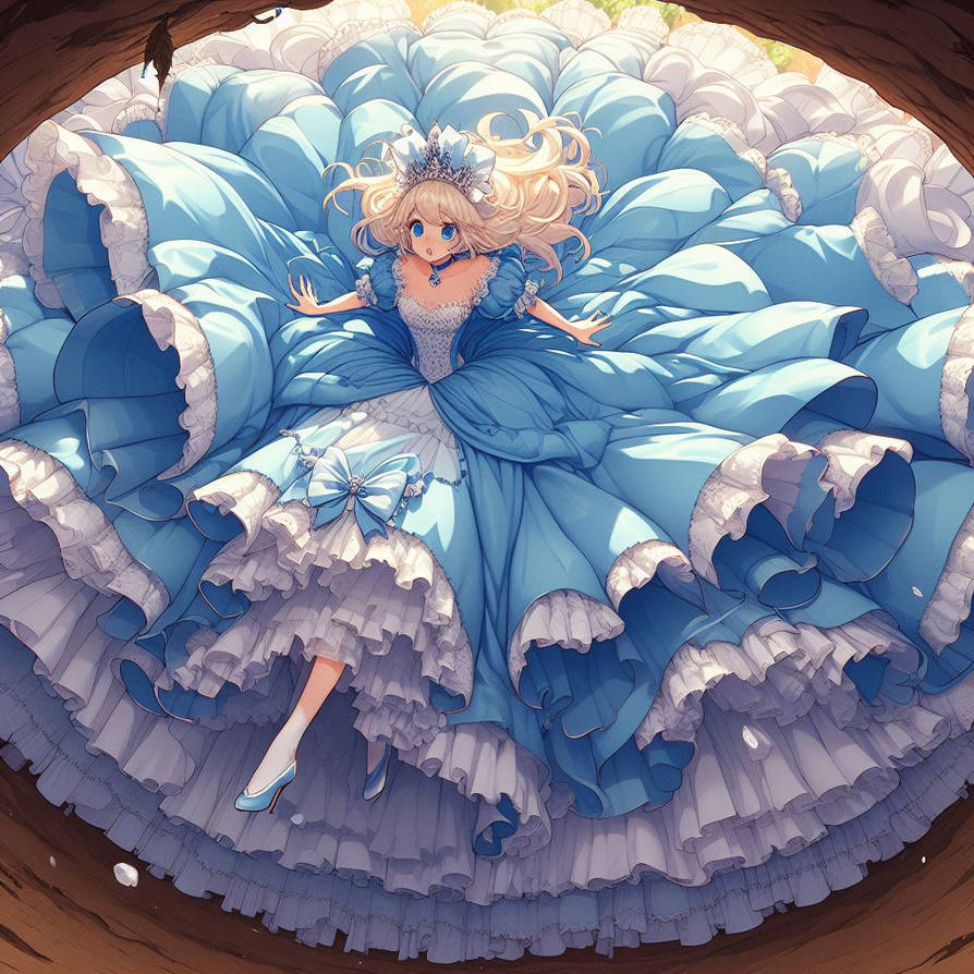 Alice in wonderland falling in rabbit hole 6 by sayakuku on DeviantArt