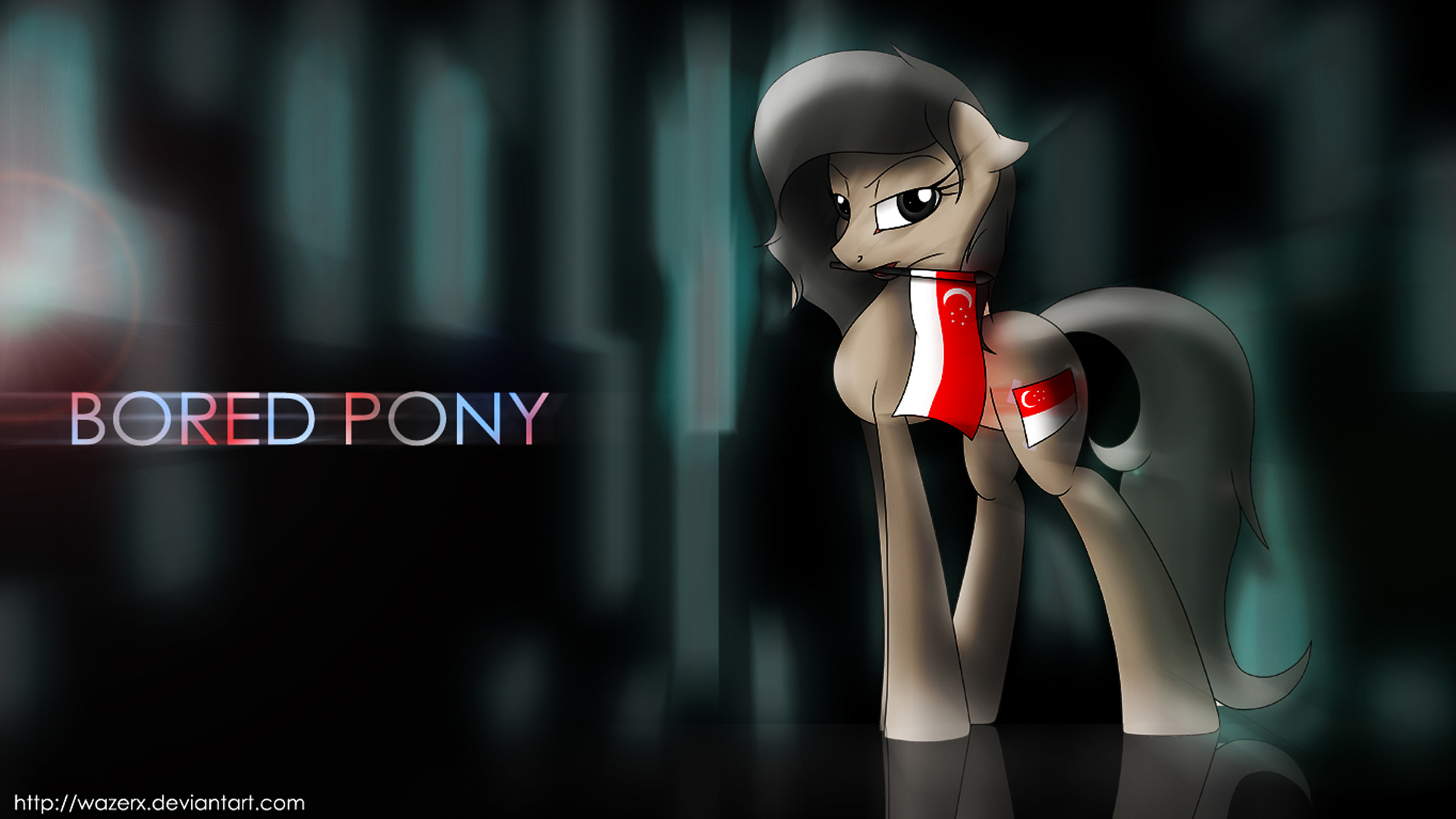 Bored Pony Wallpaper