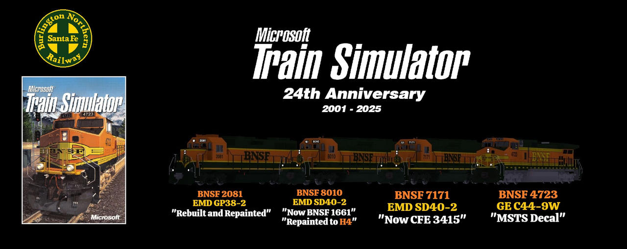 24th Anniversary of Microsoft Train Simulator. by BNSFTrains10 on