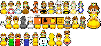 All Daisy Power-ups by luigi022 on DeviantArt