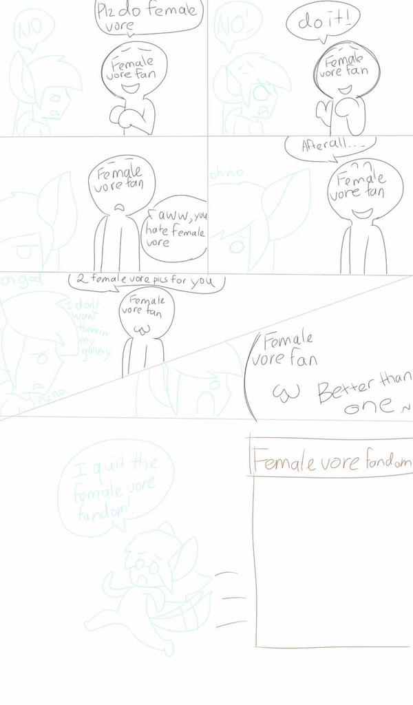 when female vore fan ask me to do it by Lapisaxemax on DeviantArt