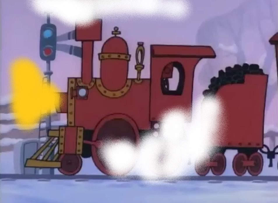 Snowman Racing A Train The Little Freight Train from Frosty the snowman by Davidthecarlover on ...