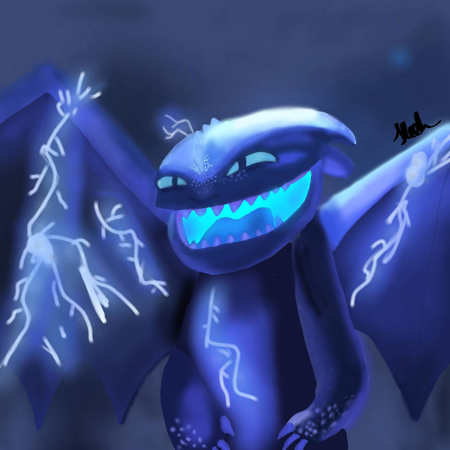 Toothless' new lightning powers by PurpleHolking on DeviantArt