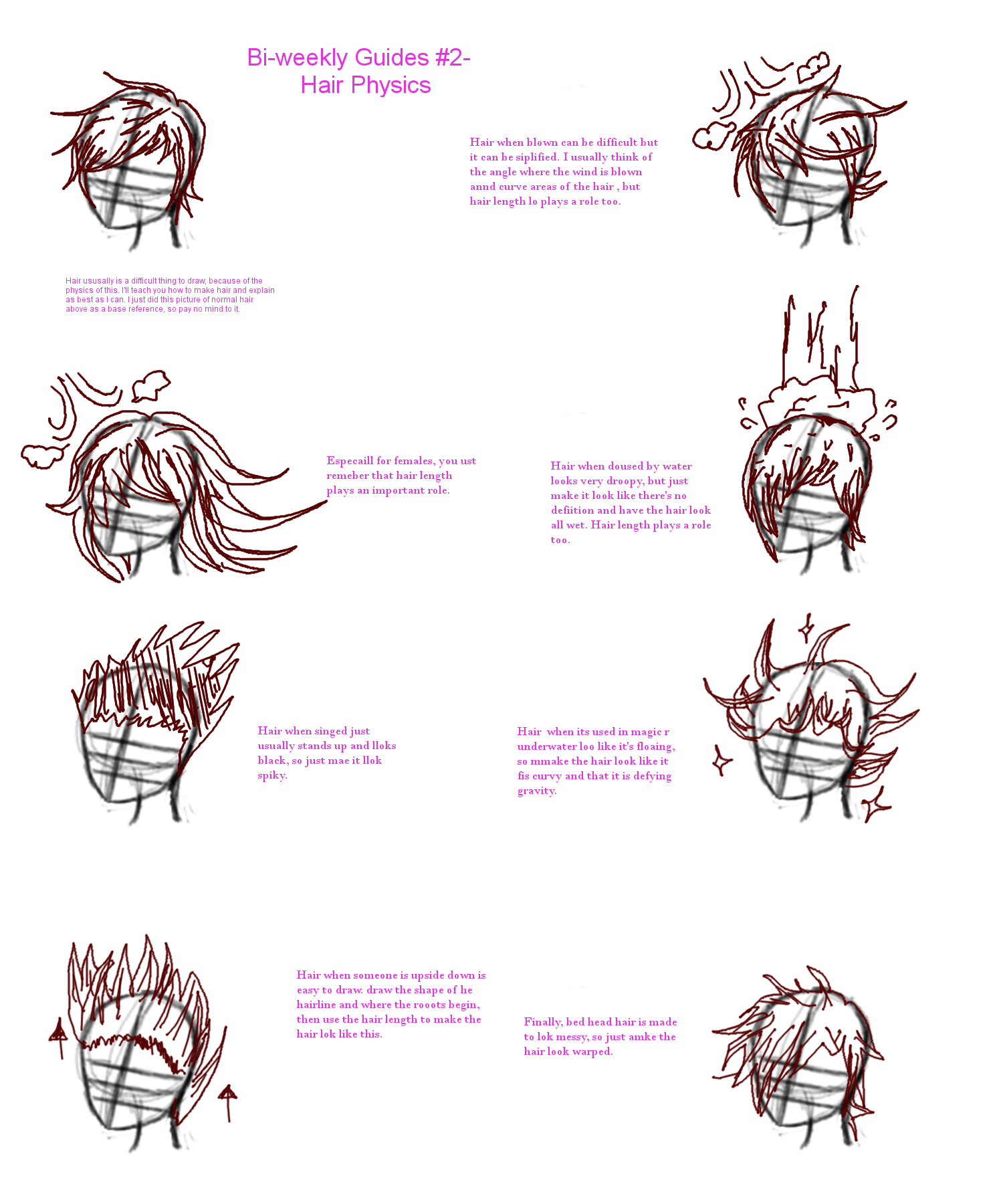 How To Draw Anime Hair Advanced PT 2 