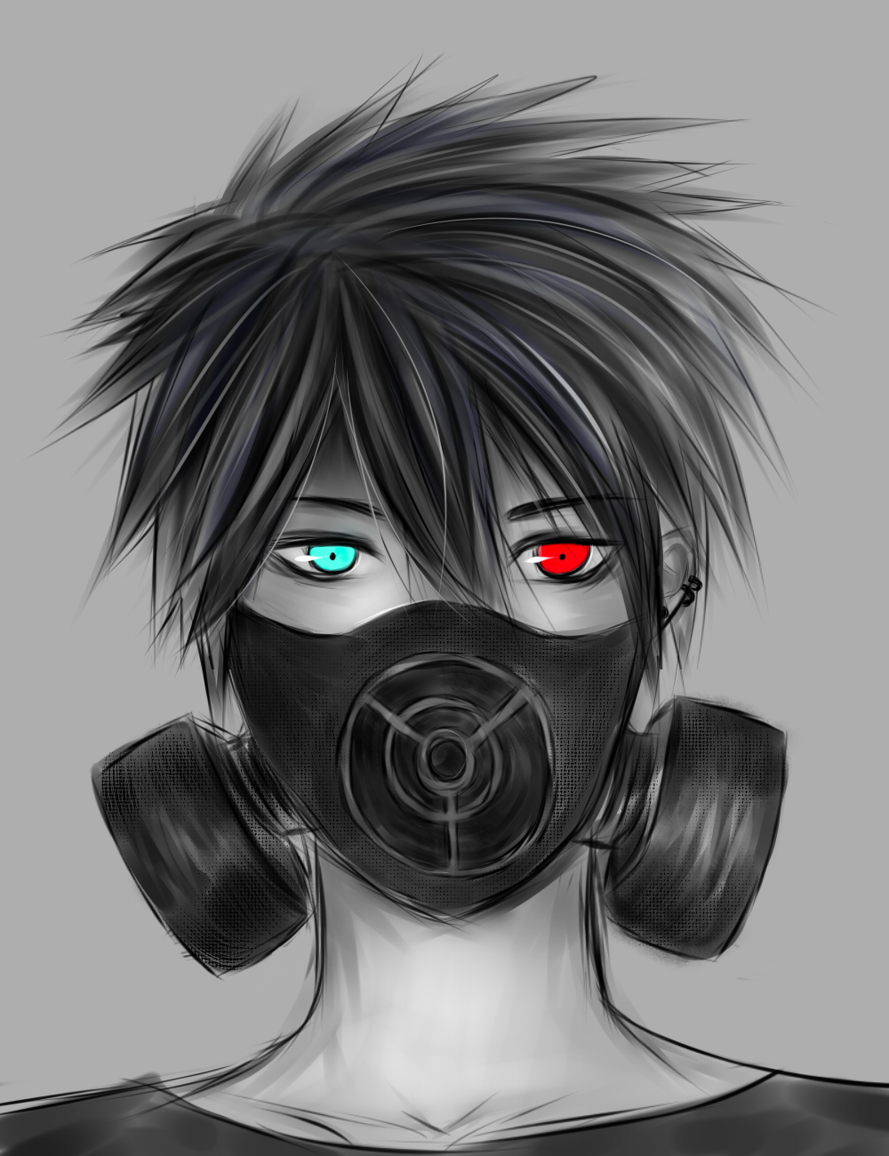 Anime Drawing Easy Boy Mask / So the video does not have the artist