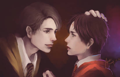 AU_Cedric + Harry