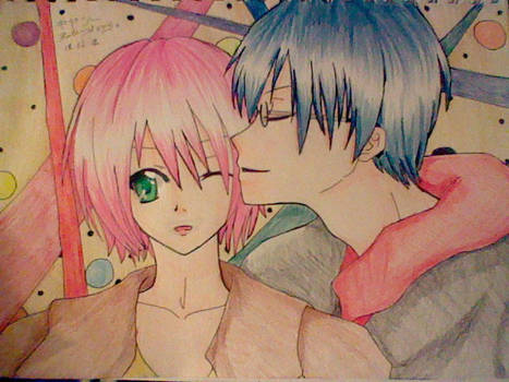 Cute Anime Couple!!~ Kiss*