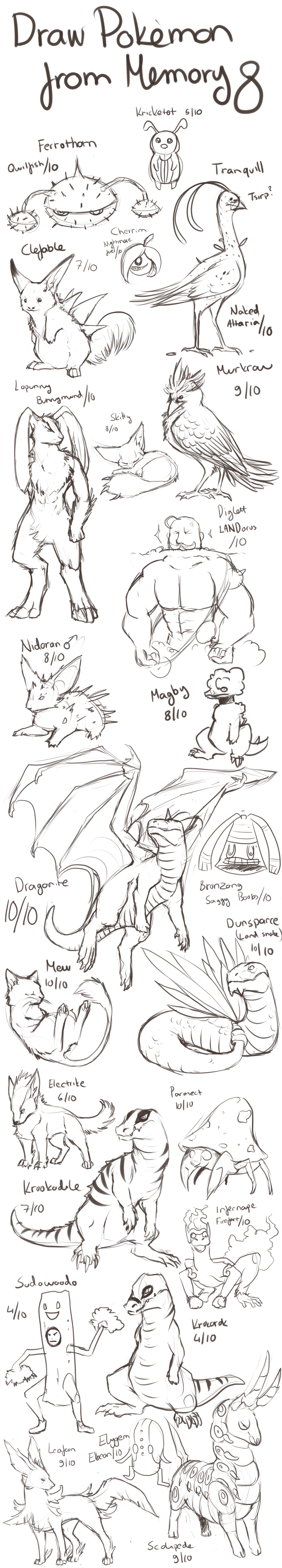 Draw Pokemon From Memory 8