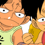 Ace And Luffy Young