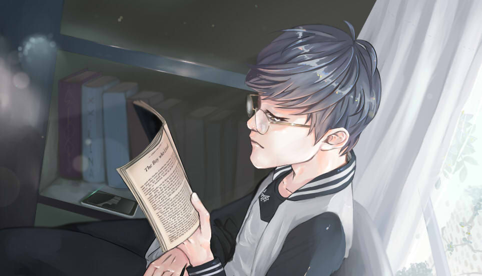 Faker reading a book by uuulina on DeviantArt