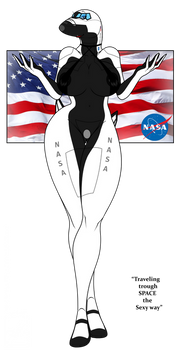 Space shuttle babe