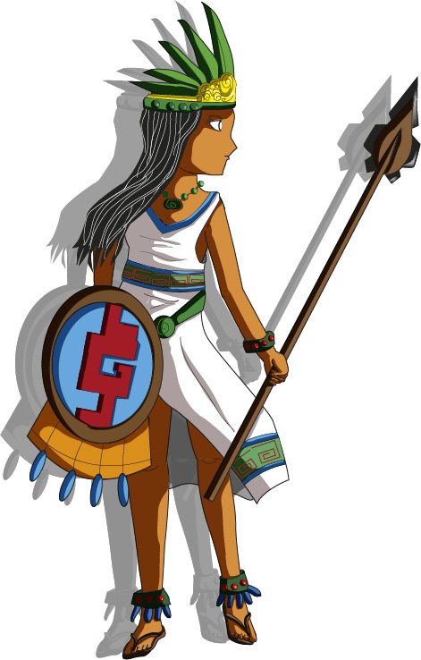Guerrera Azteca 1 by Dibufercho on DeviantArt