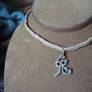 Hemp Necklace with Symbol Pendent