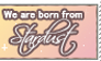 [F2U] We are Born From Stardust Stamp