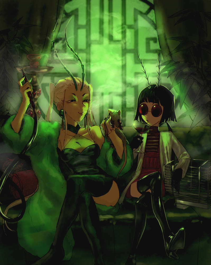 Insects girls by Tupka on DeviantArt