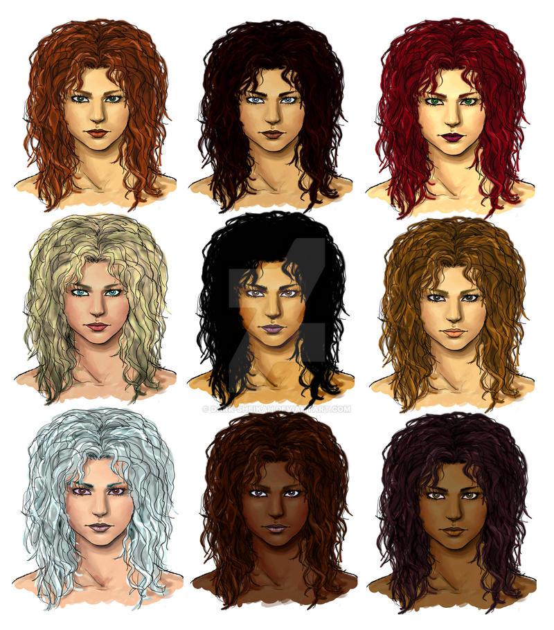 Variety Mod Faces Face Variations F1 by dark-sheikah on DeviantArt