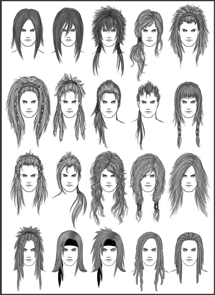 Men's Hair - Set 2 by dark-sheikah on DeviantArt