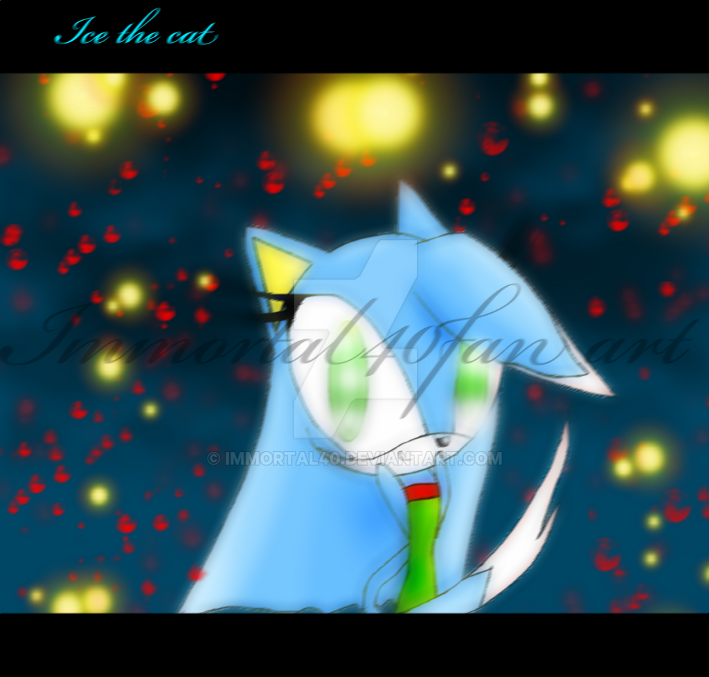 Icecat Deviantart Ice the cat by Immortal40 on DeviantArt