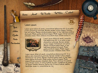 Harry Potter inspired website