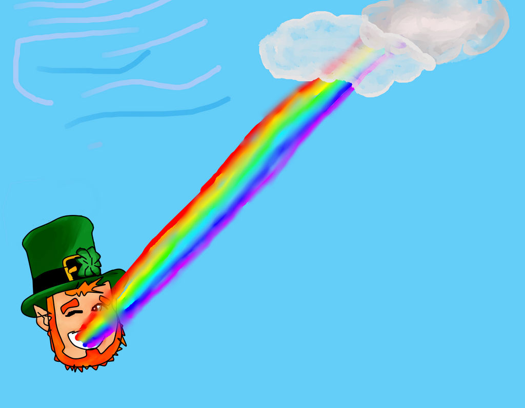 PC Leprechaun Eating A Rainbow