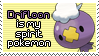 Drifloon Is My Spirit Pokemon Stamp