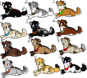 Puppy adopt set 2*OPEN* by Evertooth