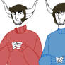 BARA TWINS IN SWEATERS