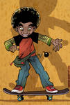afro ska8er boy by hahatem