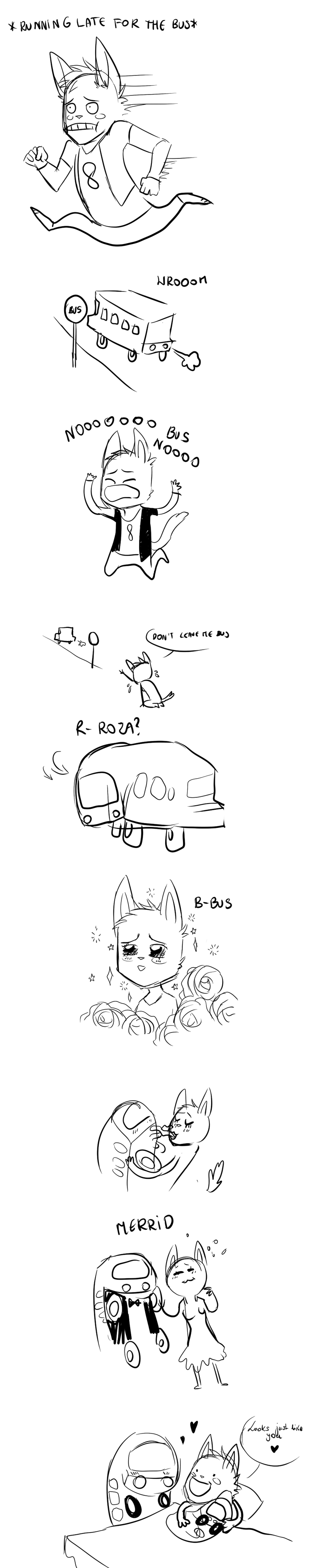 ::KawaiiComic::LateForTheBus