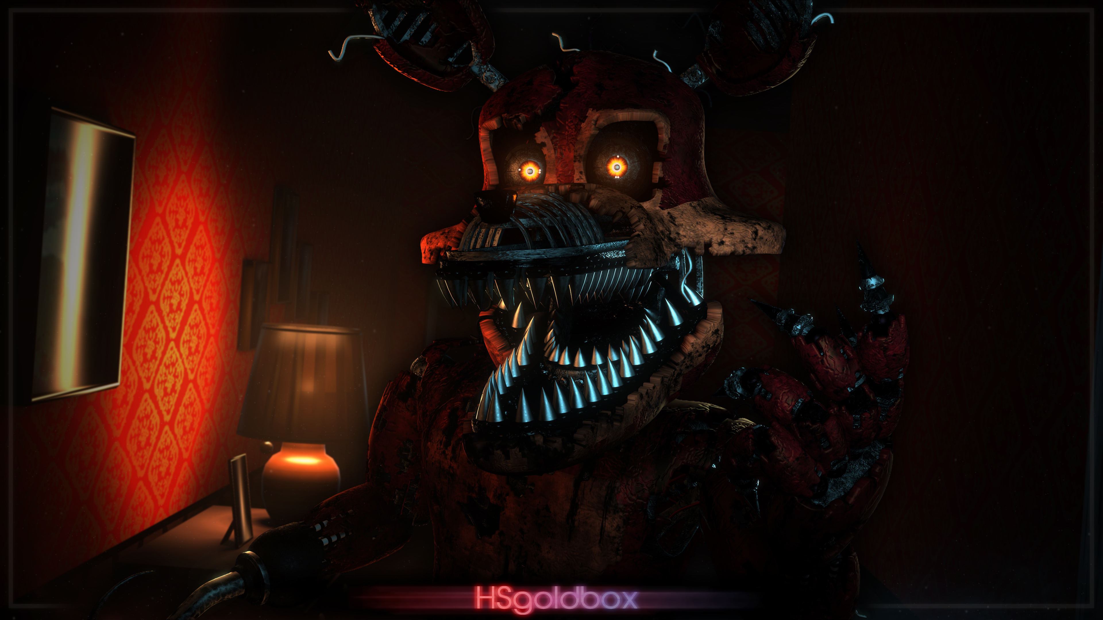 Five Nights at Freddy's 4 Nightmares (4k SFM) by gold94chica on DeviantArt