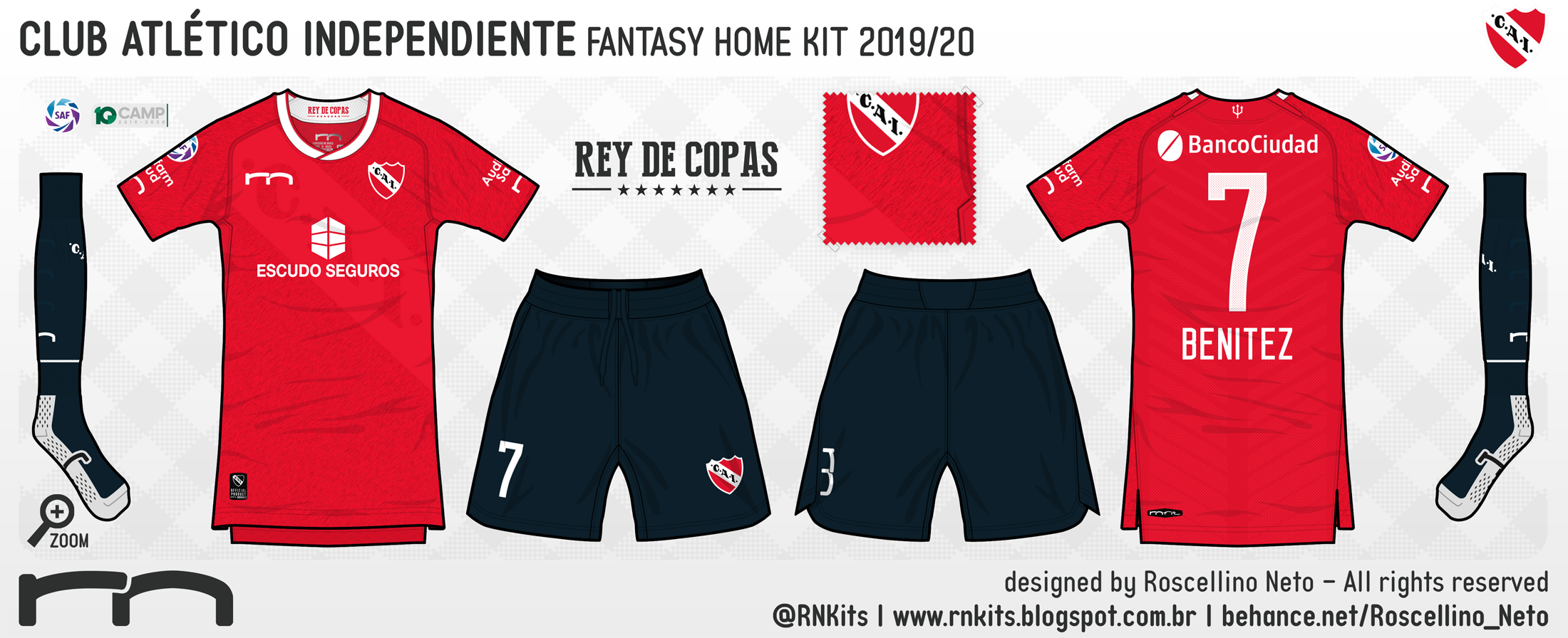 RN Kits: CA Independiente - Campeonato