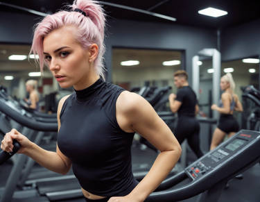 Gothchix at the gym 4