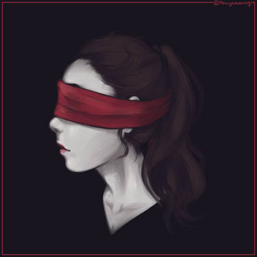 Blindfolded Woman Photostudy by Lexx-Artist on DeviantArt