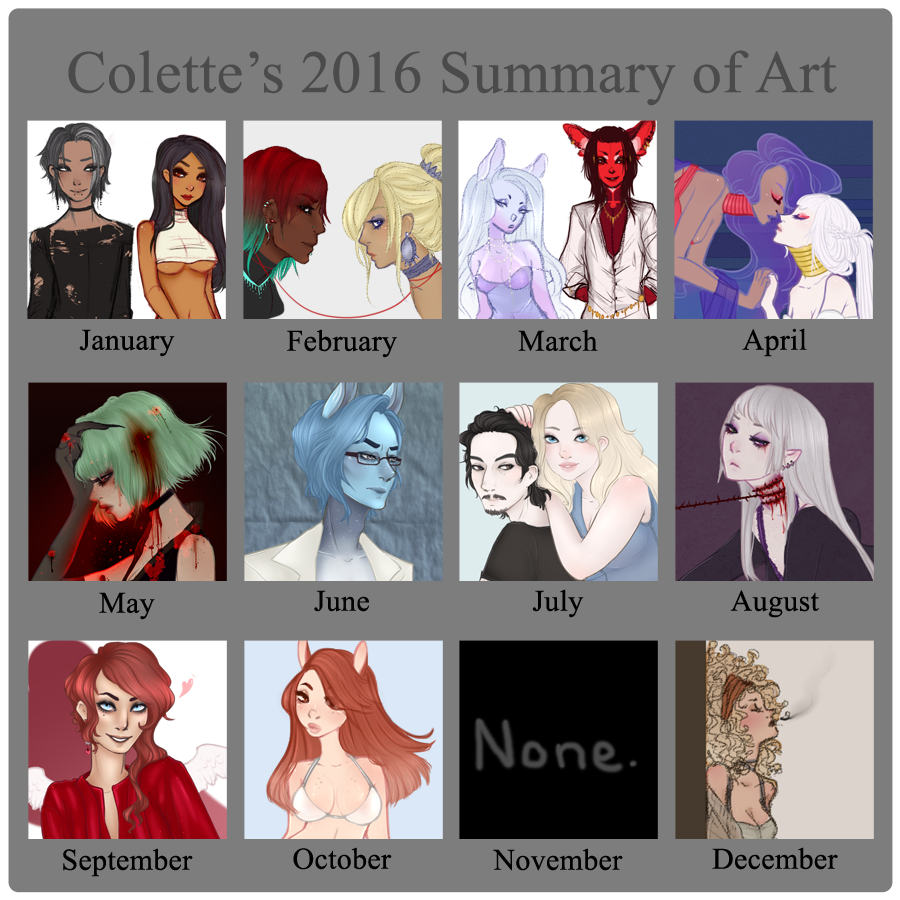 2016 Art Summary