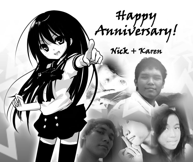 HAPPY 1st ANNIVERSARY KAREN