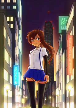 Atsuko in big city