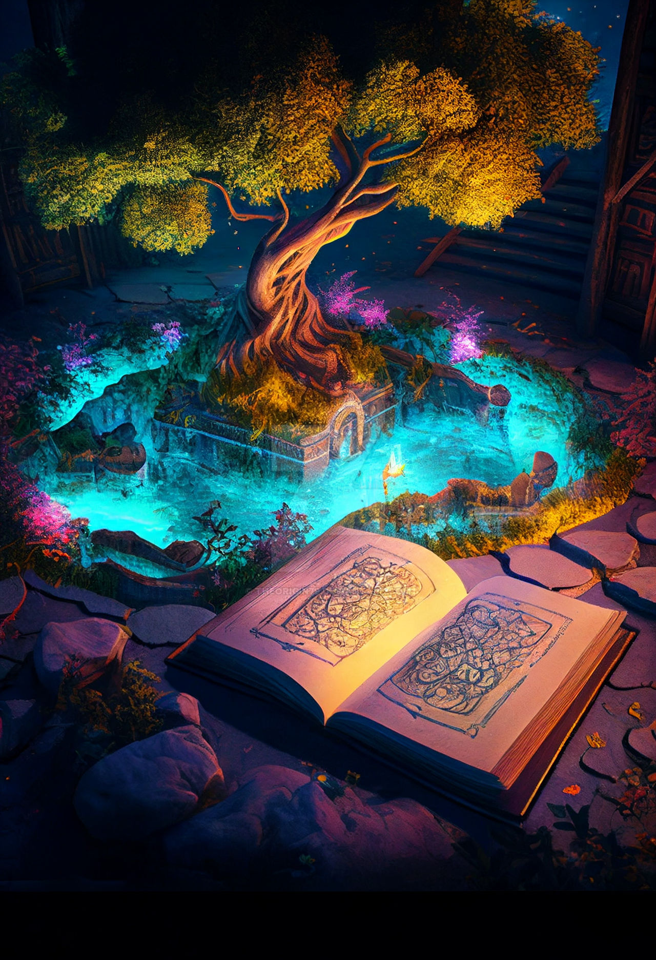 Think Design Magical Environmental Design - magical book by TheOrigin79 on DeviantArt