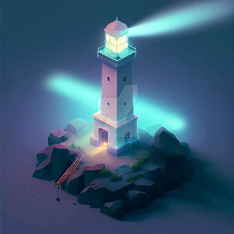 Isometric Lighthouse Environmental Design - isometric lighthouse by TheOrigin79 on DeviantArt