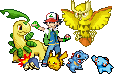 Ash's Johto Team