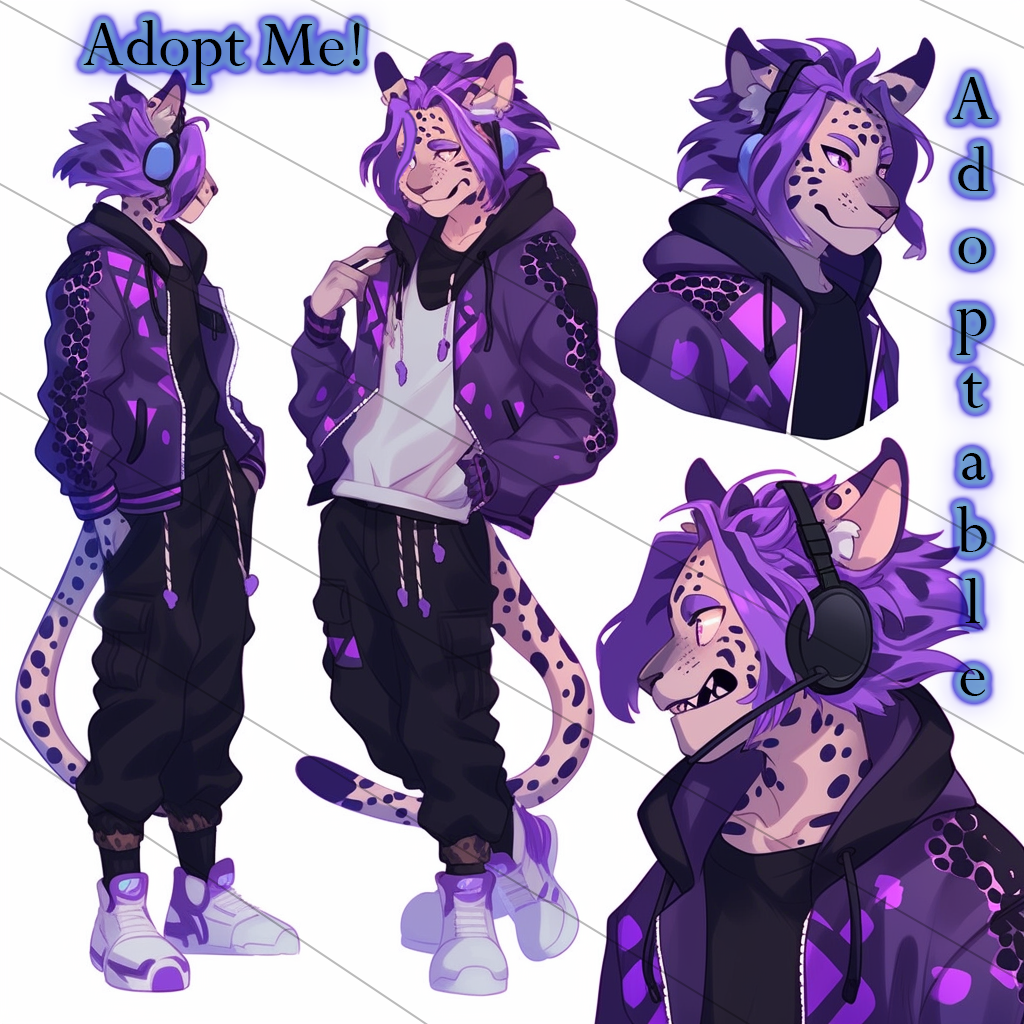Gamer Leopard, Adoptable Fursona by dart22345 on DeviantArt