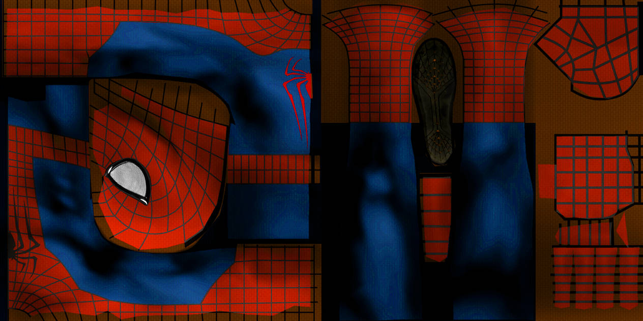 Spider Man Texture Vector Spiderman Texture