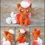 Trifox Beta (Baby Vulpix) Sitting Plush