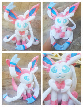 Sitting Sylveon Plush