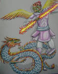 karura vs dragon by nameless50