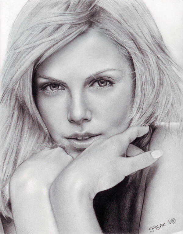 Charlize Theron-drawing