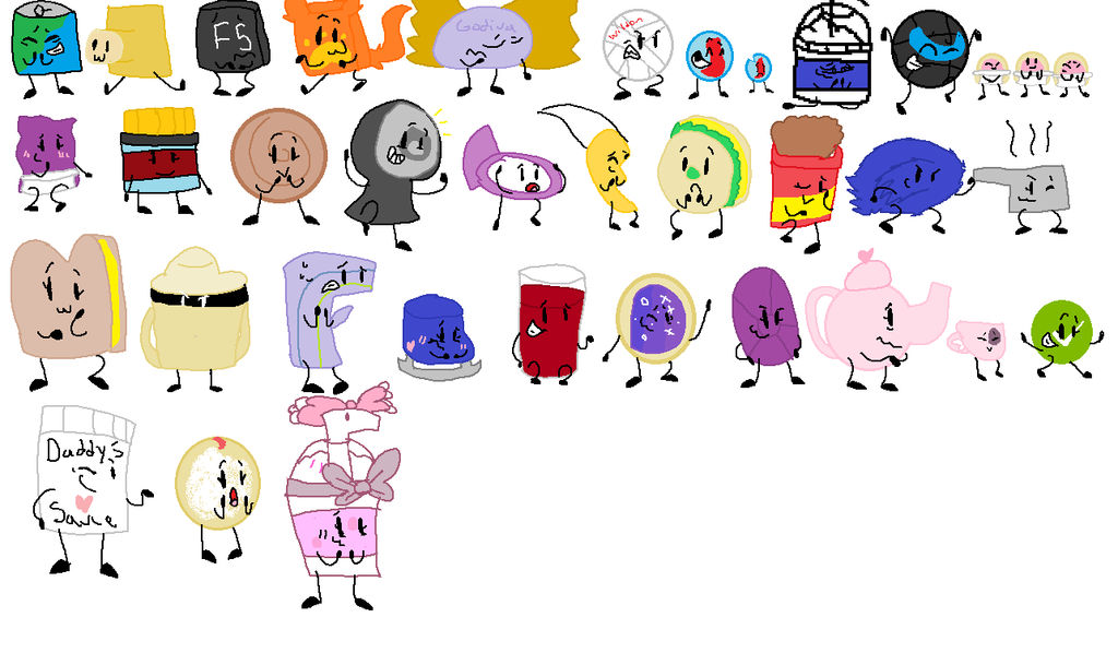 All my Object Oc's by figgoprince on DeviantArt