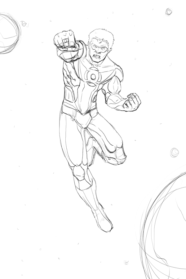 Green Lantern Sketch