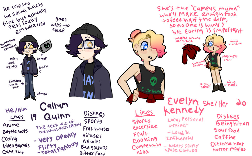 [OCS] College Babs by StarrSpice on DeviantArt